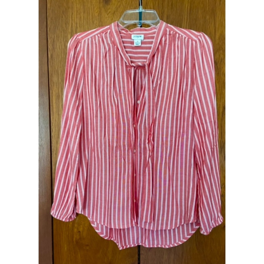 JCrew Self Tie Button Down Shirt